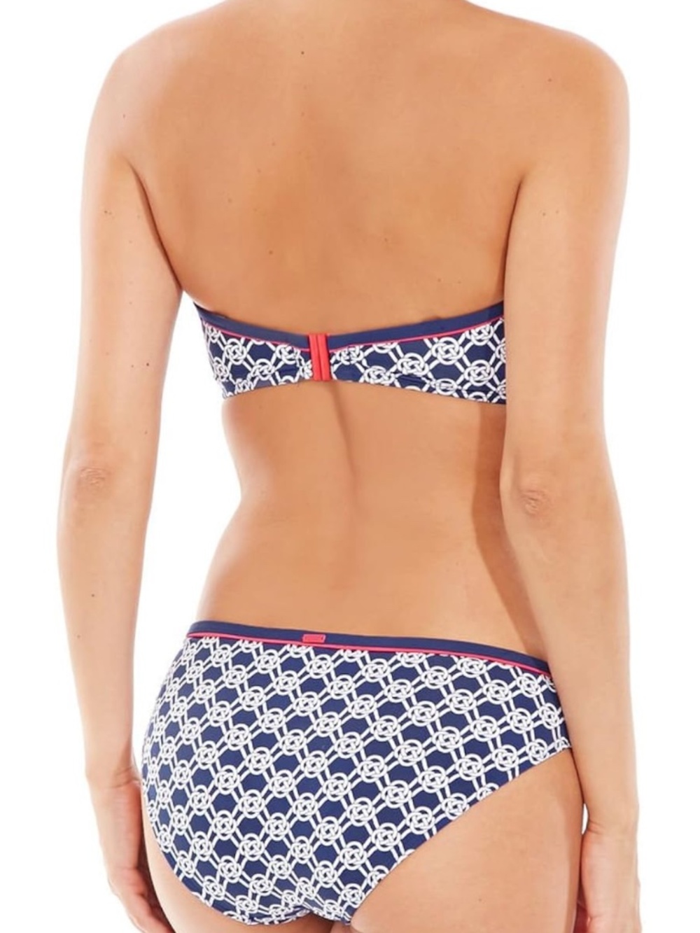 Cleo by Panache Lucille Bandeau Bikini Swim Top (CW0273) 34G/Sailors Knot - Picture 2 of 3